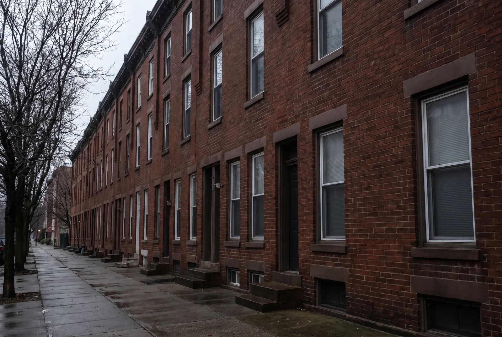 Cleared interior of a St. Louis property after a full cleanout